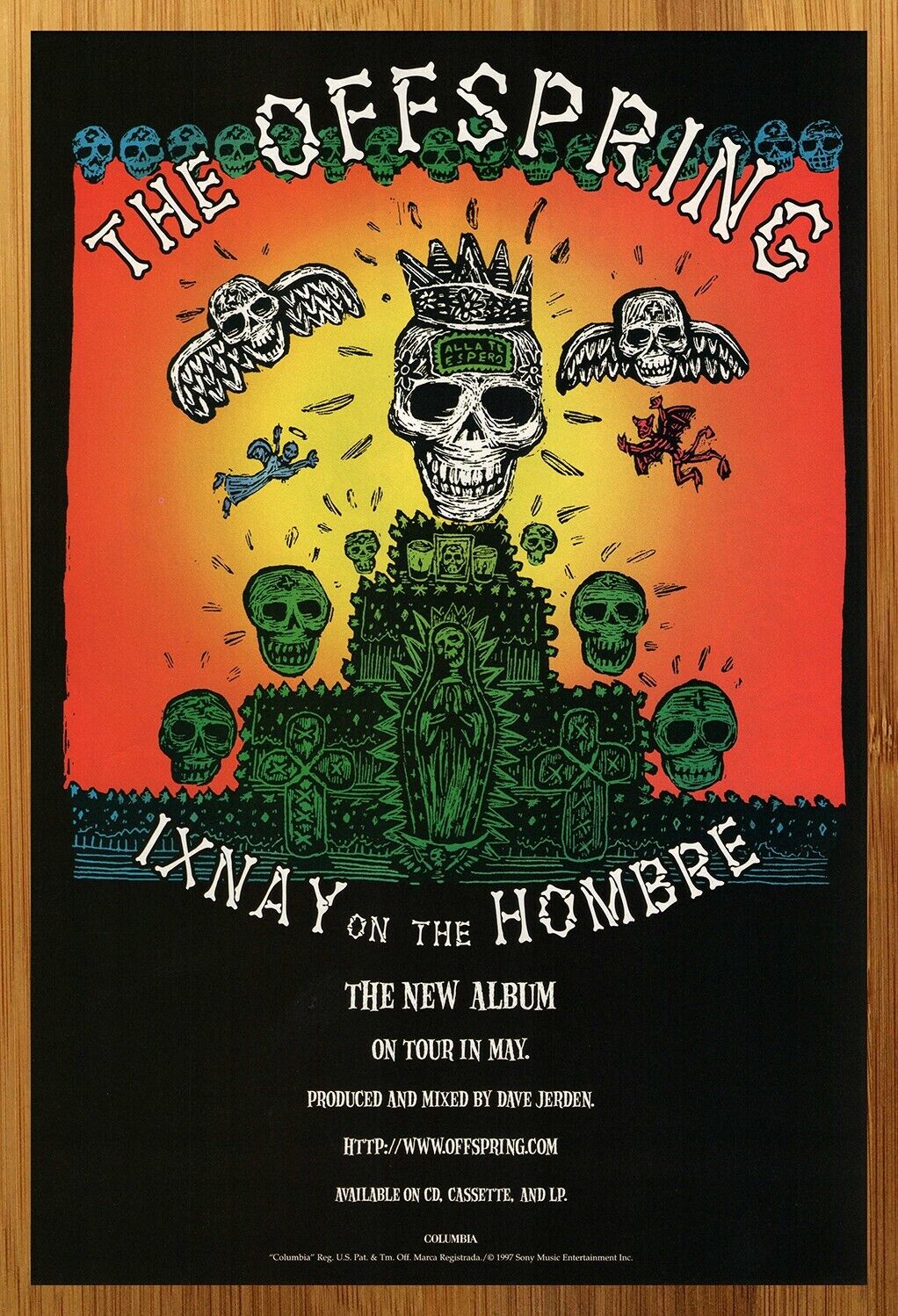 The Offspring – Ixnay on the Hombre album art - Fonts In Use