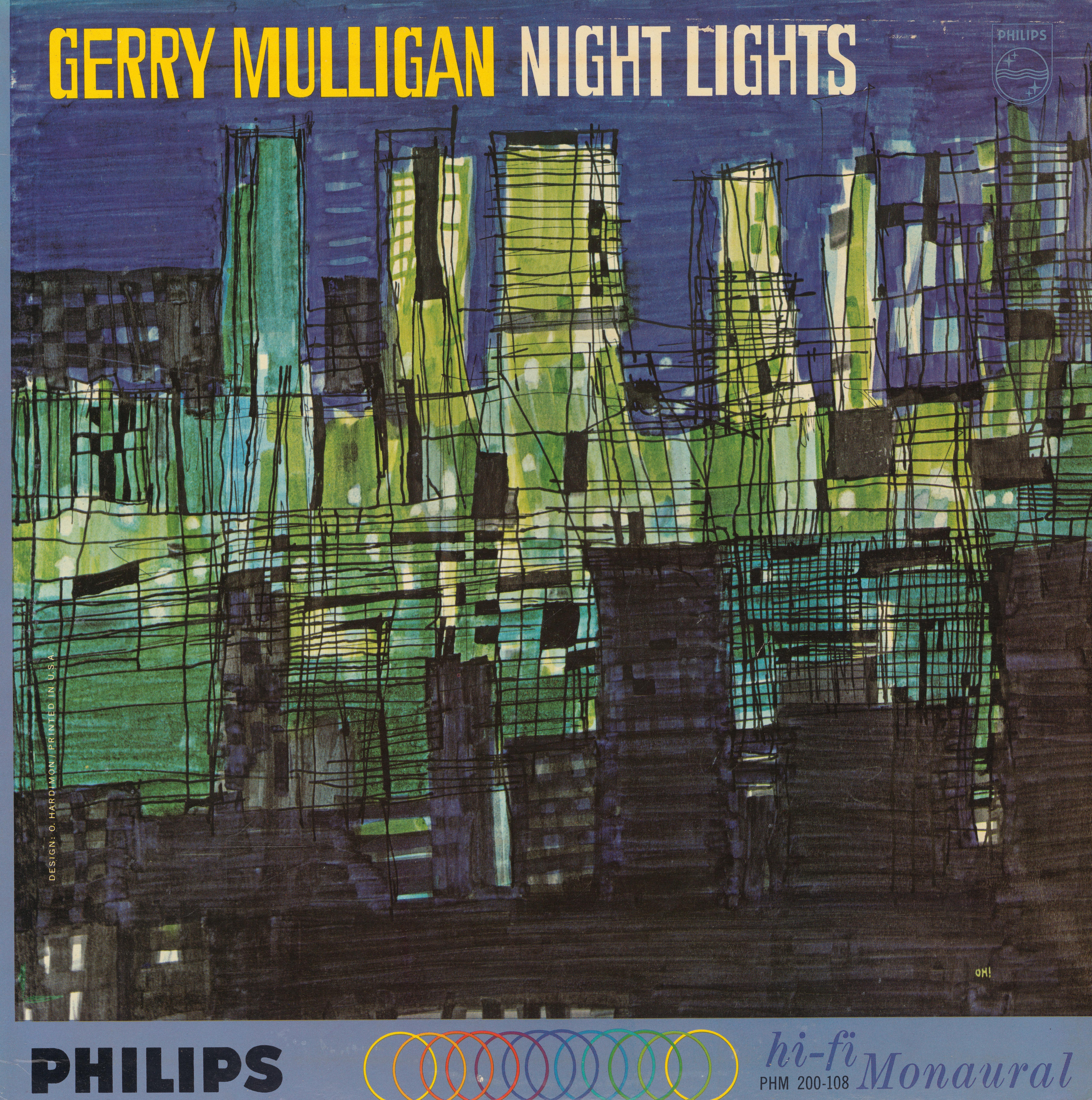 Gerry Mulligan – Night Lights album art - Fonts In Use