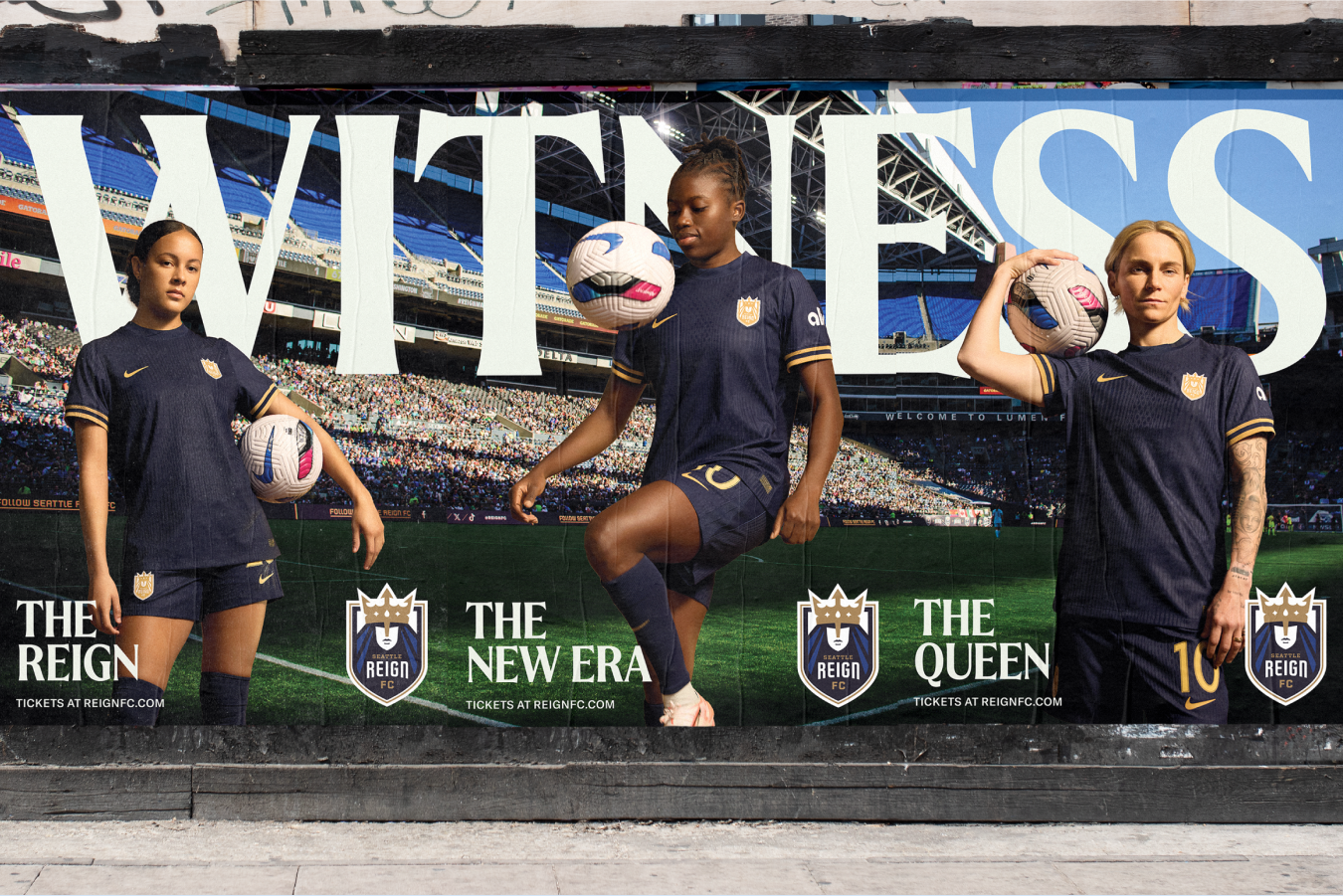 Seattle Reign FC - Fonts In Use