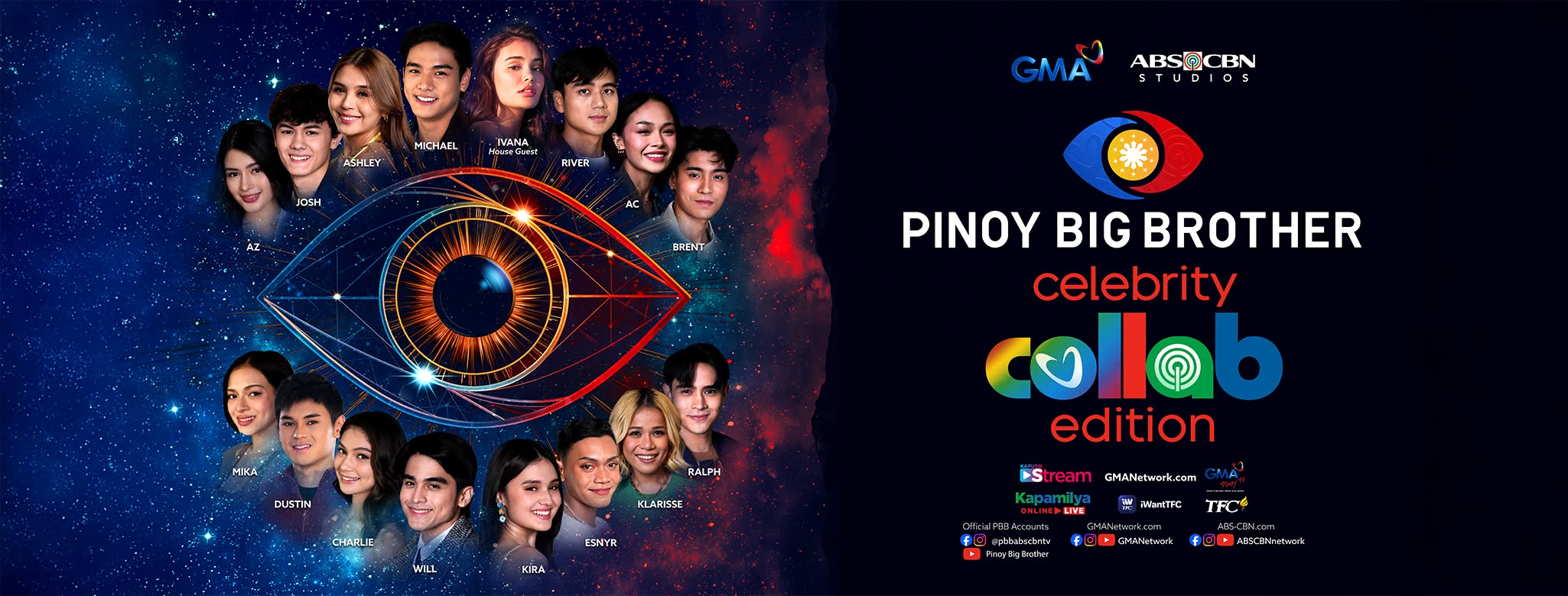 Pinoy Big Brother Celebrity Collab Edition - Fonts In Use, image size:2050x780