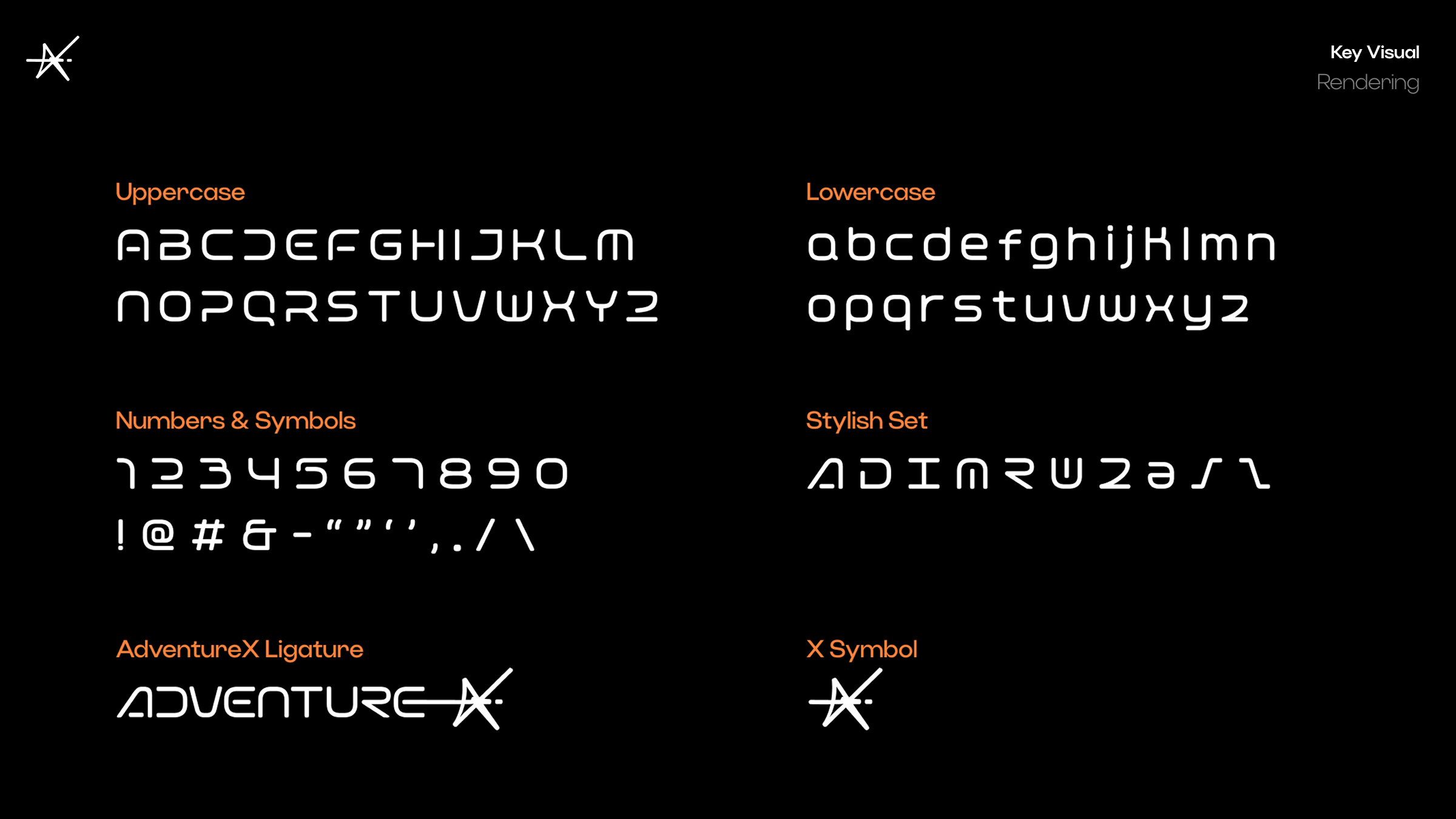 AdventureX 2025 Hackathon - Fonts In Use