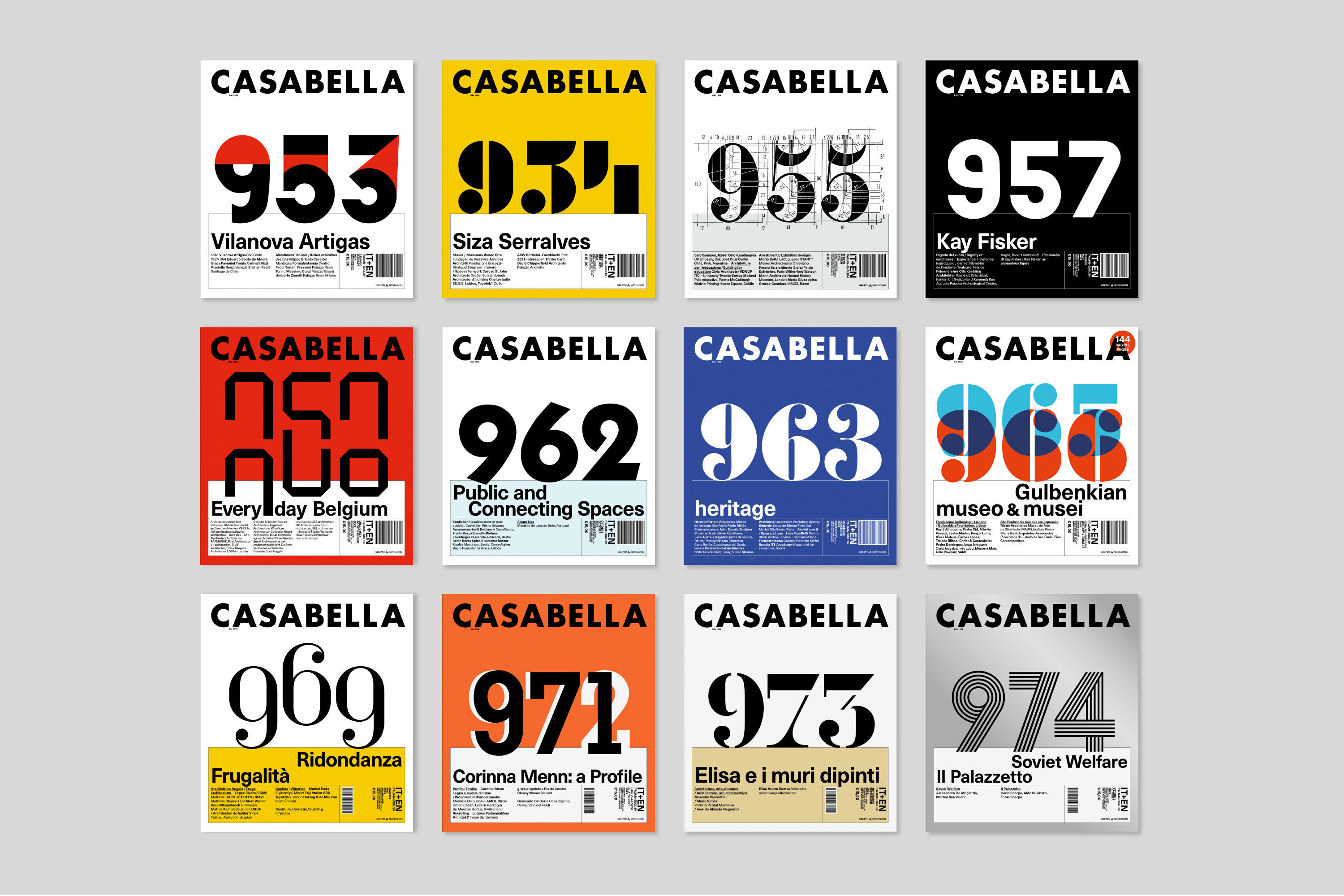 Casabella magazine, 2024–25 - Fonts In Use