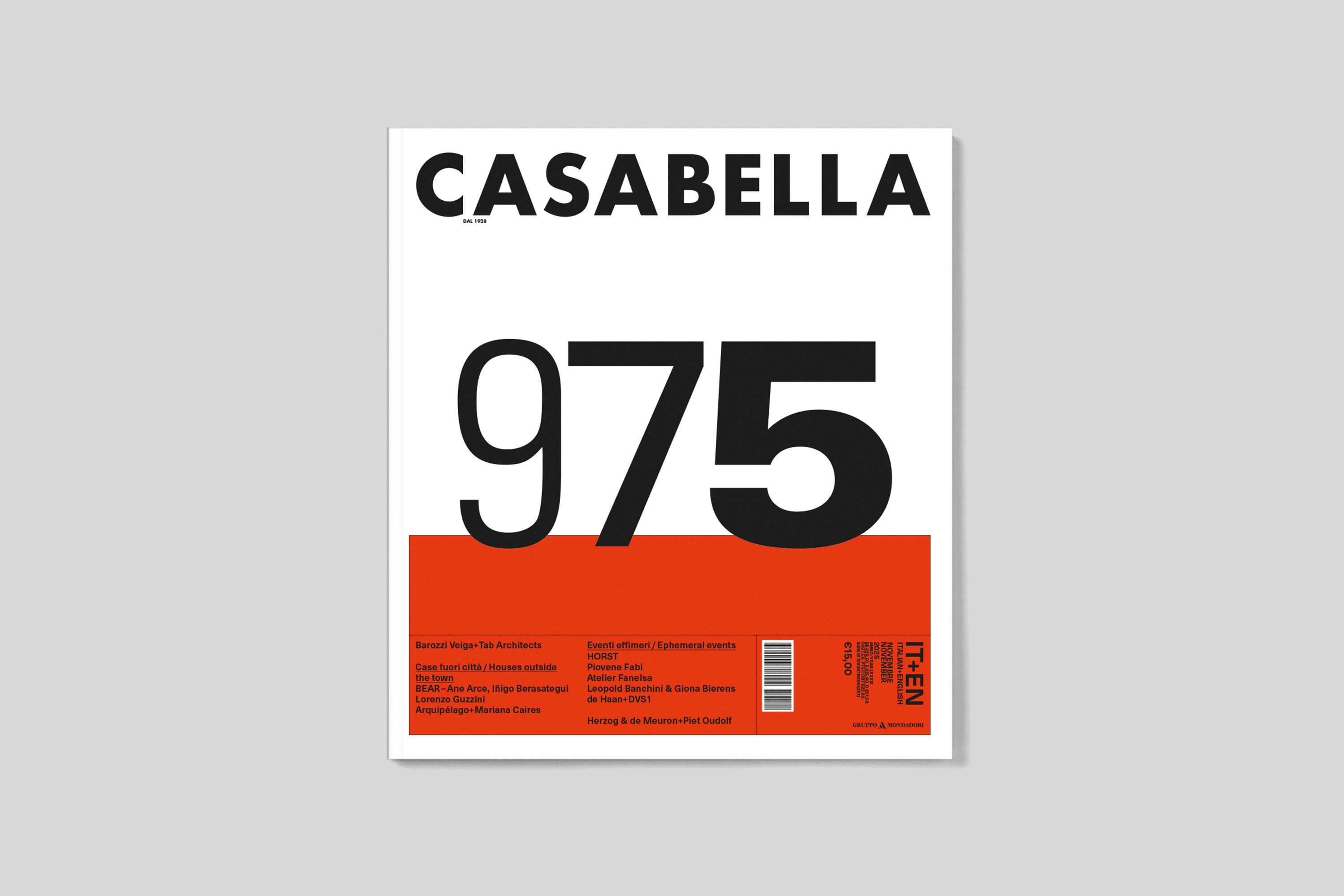 Casabella magazine, 2024–25 - Fonts In Use
