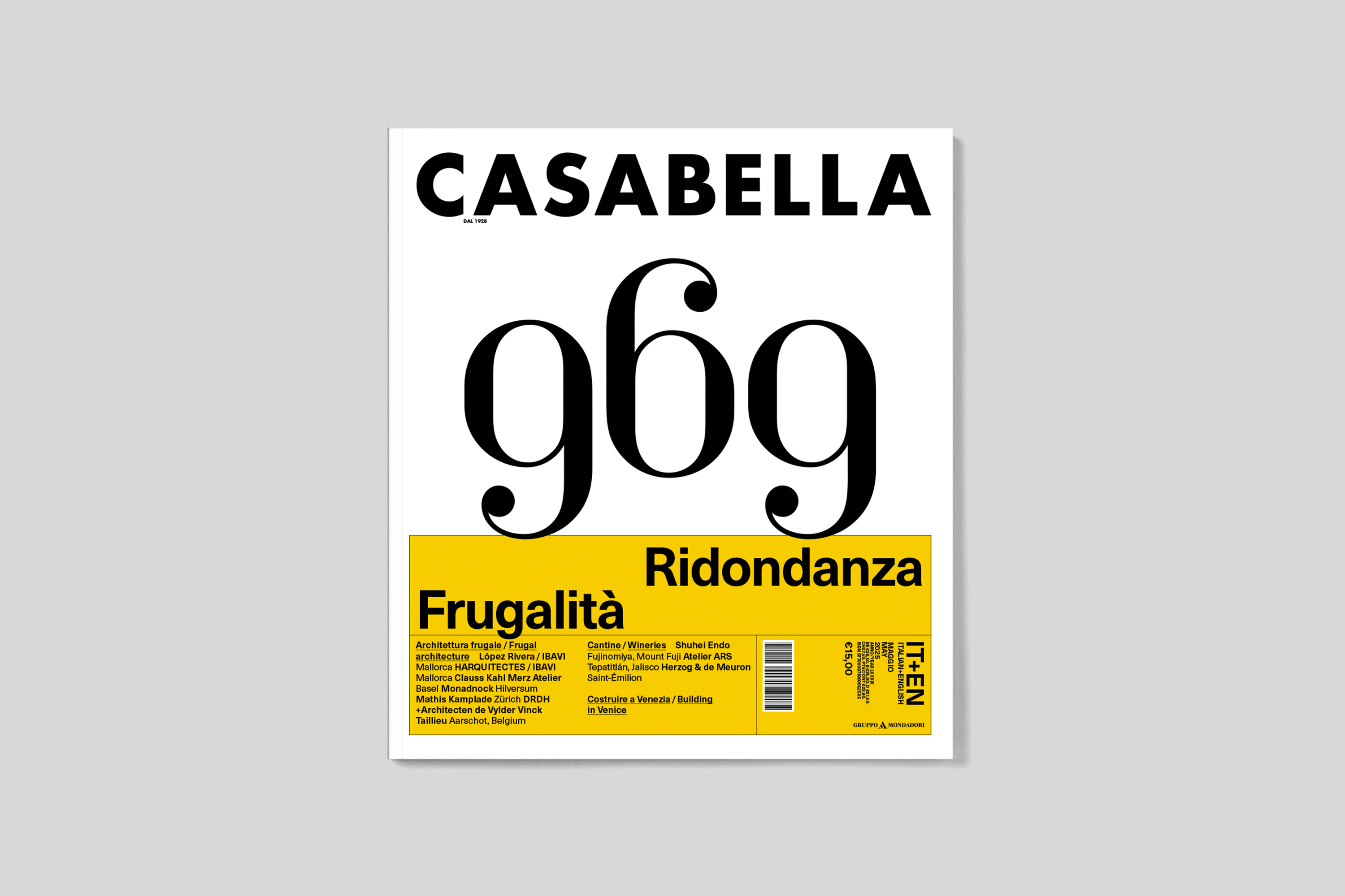 Casabella magazine, 2024–25 - Fonts In Use
