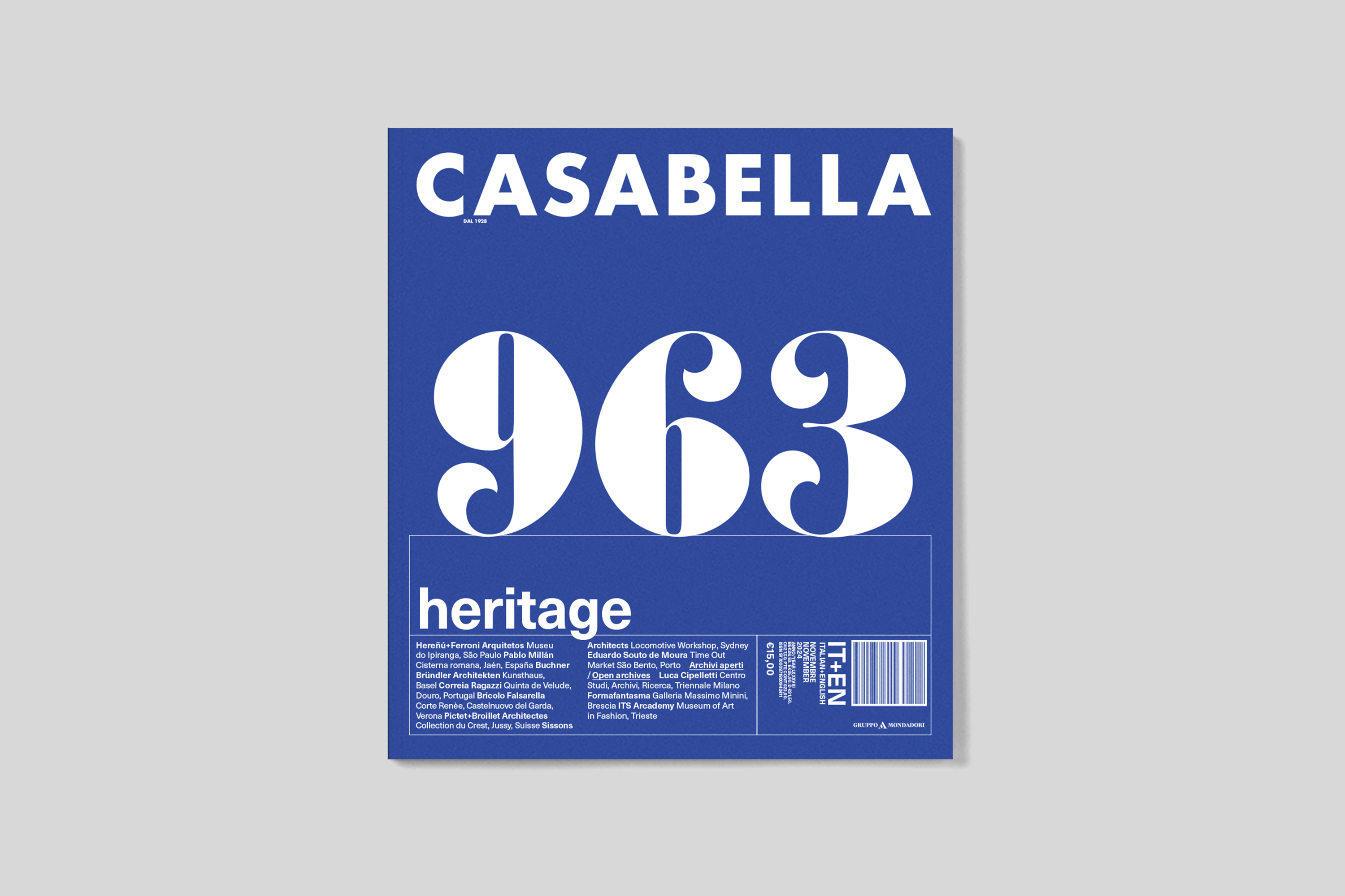 Casabella magazine, 2024–25 - Fonts In Use