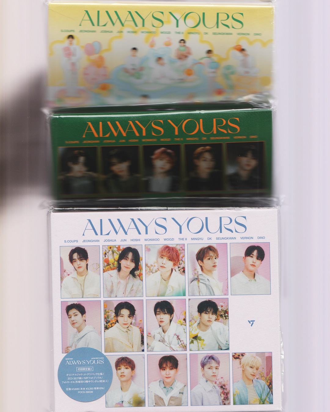 Seventeen – Always Yours album art - Fonts In Use