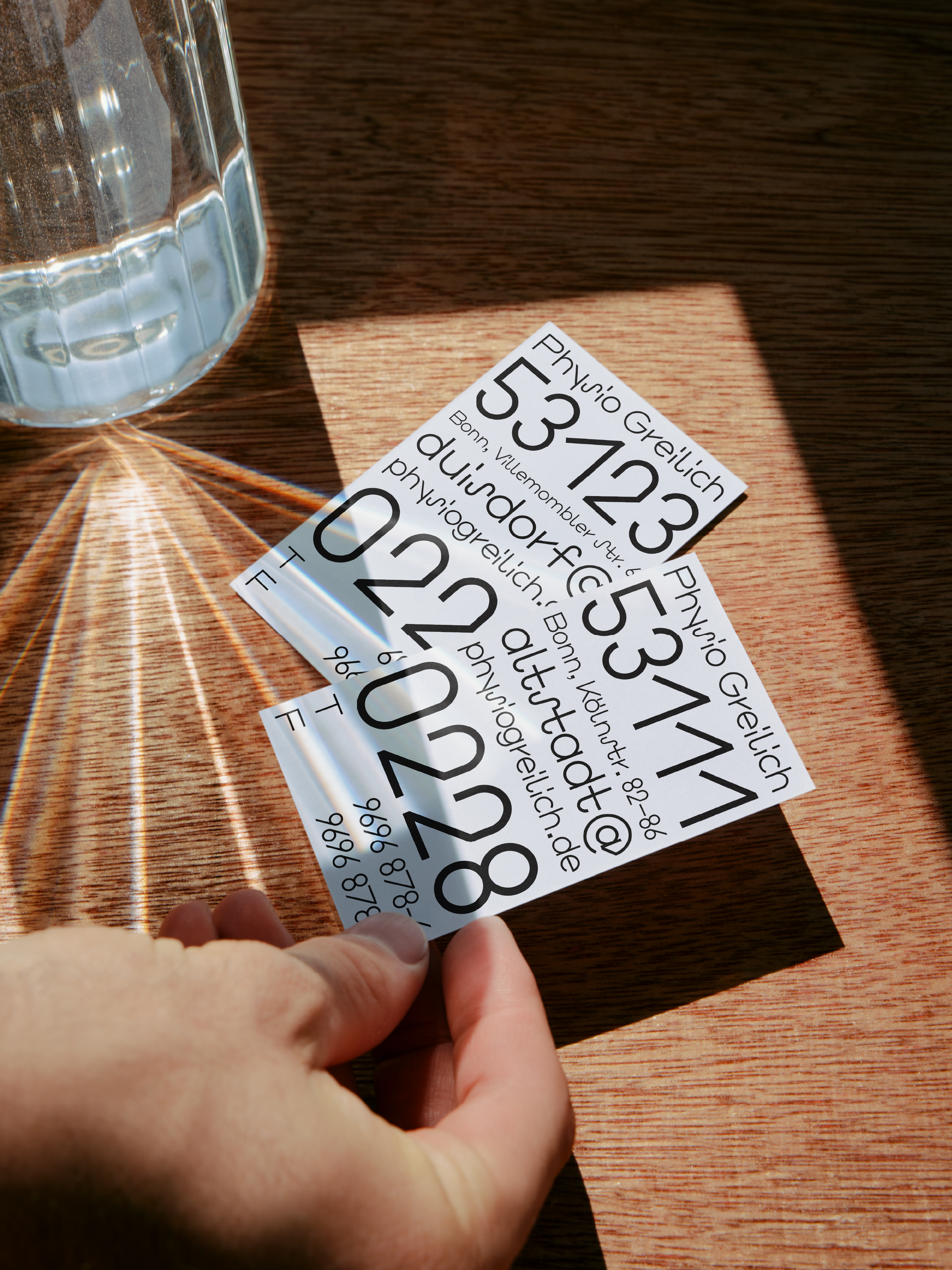 Visual For Many Physio Greilich visual identity - Fonts In Use